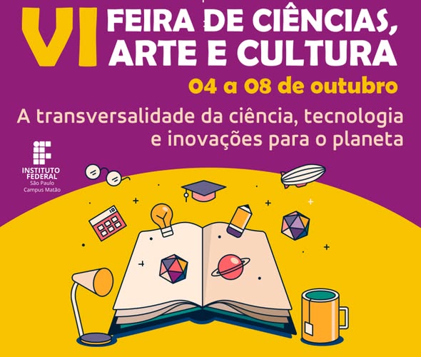 Cartaz 6ª Feira de Ciências 2021
